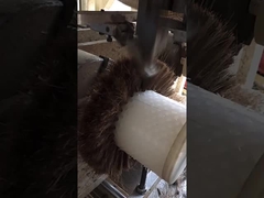 настраиваемая роликовая щетка с хвостом лошади для очистки пищевых продуктов