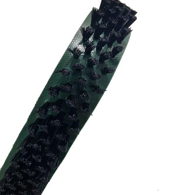 Nylon Bristle Leather Flexible Flat Belt Brushes For Conveyor Cleaning