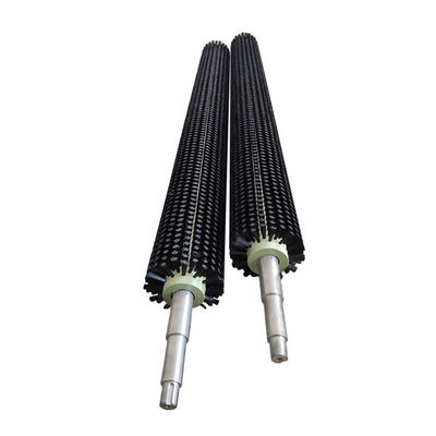 Nylon Bristle Web Spreader Brush Roller Cylindrical Wire OEM