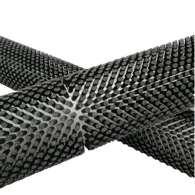 Cylindrical Unpowered Web Spreader Roller Brush Industrial Round Brush