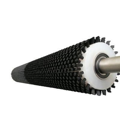 Cylindrical Unpowered Web Spreader Roller Brush Industrial Round Brush