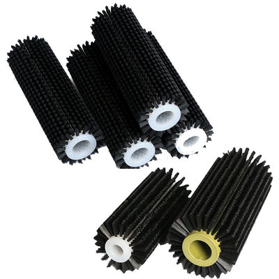Cylindrical Custom Industrial Brushes Rotary Roller For Solar Panel