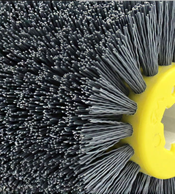 Custom Rotary Cylindrical Abrasive Nylon Wheel Brush Metal Deburring Cleaning