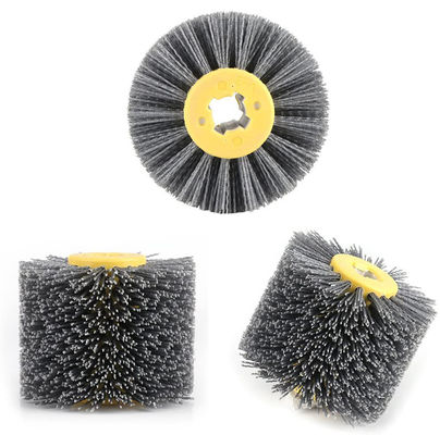Custom Rotary Cylindrical Abrasive Nylon Wheel Brush Metal Deburring Cleaning