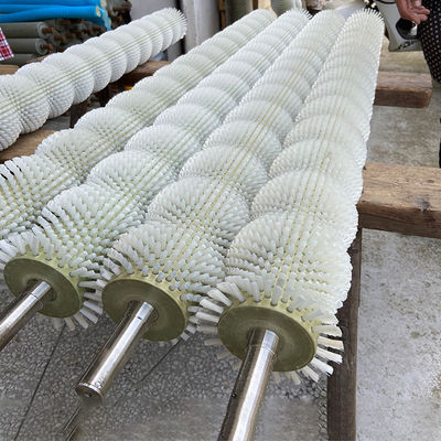 Customized Industrial Roller Brushes Conveyor Belt Cleaning Brush 80mm
