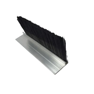 Versatile Metal Back Industrial Door Brushes Strip 50mm