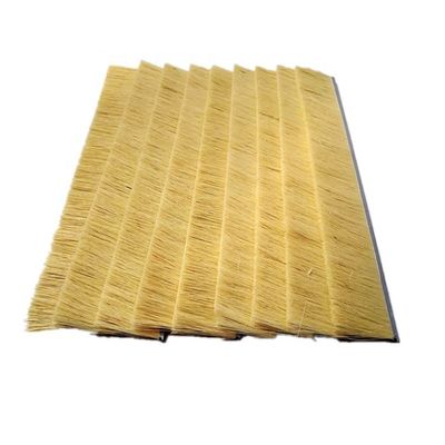 Sisal Tampico Fiber Conveyor Industrial Brush Strip For Wood Polishing