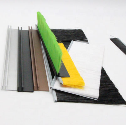 Dustproof 50mm Brush Draught Excluder Seal Weather Stripping For Garage Doors