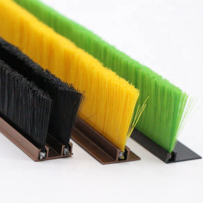 Dustproof 50mm Brush Draught Excluder Seal Weather Stripping For Garage Doors