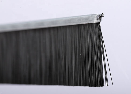 Flexible Door Brush Seal Strip Hardwearing Nylon Bristle Rodent proof