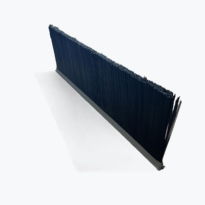 Metal Door Seal Nylon Brush Draught Excluder Strip Brush Fin Weatherstripping