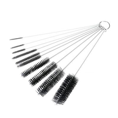 Nylon Twist Bristle Wire Pipe Brush Stainless Steel Tube Brush Grain Line