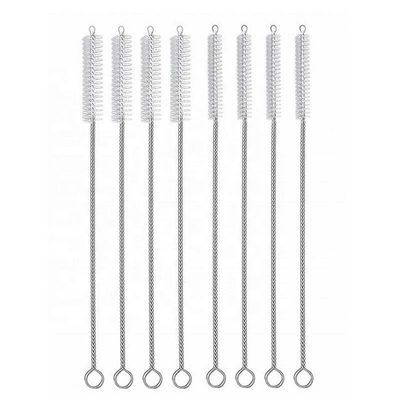 Nylon Twist Bristle Wire Pipe Brush Stainless Steel Tube Brush Grain Line