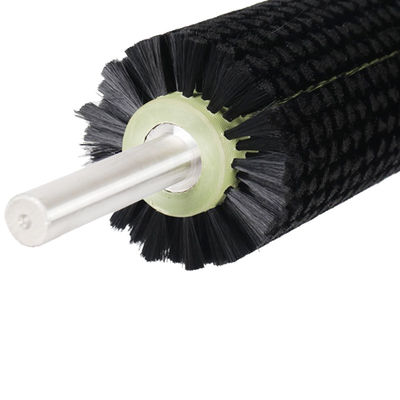 Nylon / Plastic Industrial Cylindrical Brush For Optimal Cleaning Performance