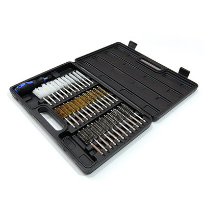 38 Piece Set Stainless Steel Brass Nylon Wire Brush With Handle Extension Bar 1/4in Hex Shank
