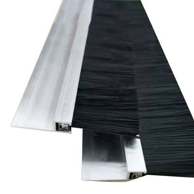 Industrial Customized H-shape Aluminum Alloy Nylon Strip Brush For Door Bottom