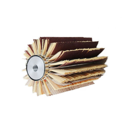 Sandpaper Brush Sisal Polishing Roller Brush Drum Sander With Rollers Brush Foor Wood Polishing