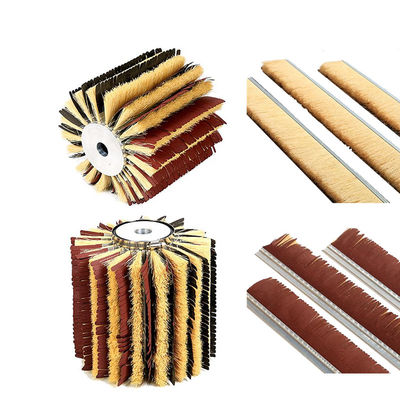Sandpaper Brush Sisal Polishing Roller Brush Drum Sander With Rollers Brush Foor Wood Polishing
