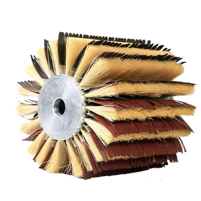 Factory Support Wood Polishing Sandpaper Sisal Brush Roller Replaceable Sandpaper Sisal Drum Sander