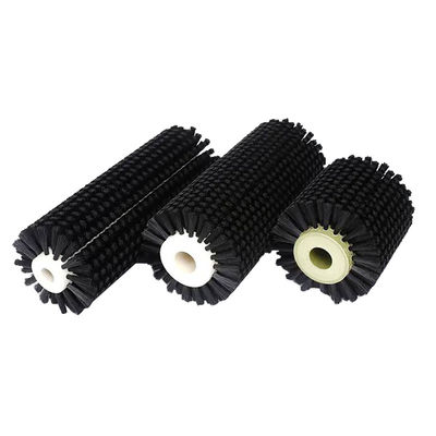 Soft Nylon Cleaning Roller Brush For Glass Cleaning Industrial Cylindrical Brush
