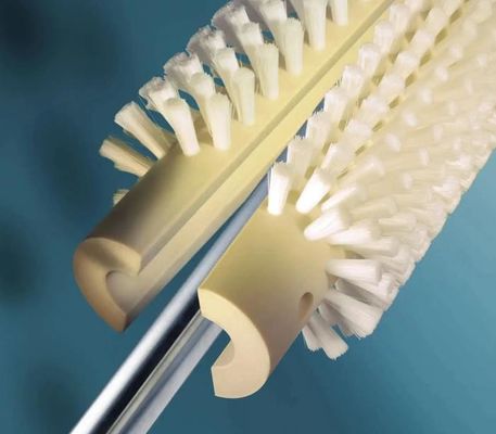Easy To Assemble And Disassemble Lint Roller Brush With Split Core Nylon Cleaning Roller Brush