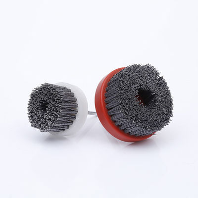 Wheel Hub Deburring Disc Flat End Brush With Spindle