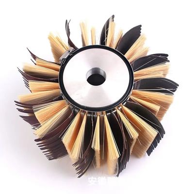 Custom Sisal Sandpaper And Sisal Roller Brush For Wood Polishing Machine