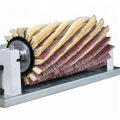 Industrial Customized Sisal And Sandpaper Brush Roller For Polishing Machine