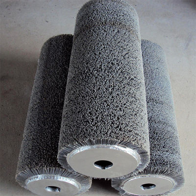 Customized Industrial Abrasive Wire Roller Brush For Polishing