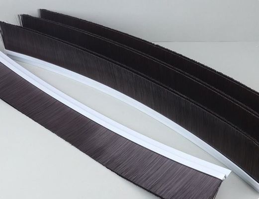 Industrial Customized Aluminum Alloy Black Nylon Wind Turbine Seal Arc Brush For Hood Seal