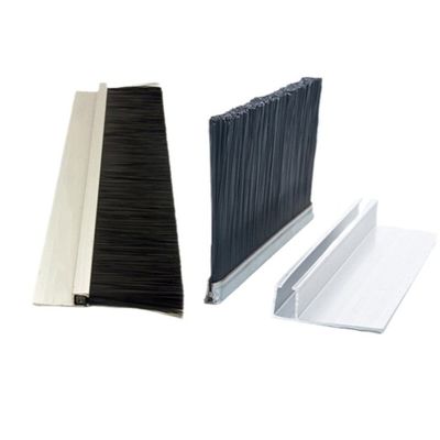 Custom Industrial Black Nylon Strip Brush Sealing Brush Escalator Safety Brush Strip