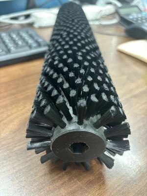 Custom Cleaning Cylindrical Brush Clean Lawn Sweeper Brush Roller For Lawn Sweeper