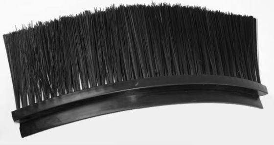 Industrial Rubber Base H-Type Polypropylene Bristle Brush Strip For Seal Truck Splash-proof
