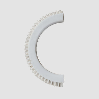 Custom Made Nylon Lath Brushes Semicircle Half Round For Sewage Products