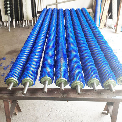 Customized Blue Cylindrical Brush Rollerclean Brush Roller For Cleaning Machine
