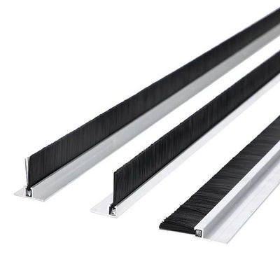 Custom Size Metal-backed Strip Brushes With Metal Profile