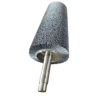 Industrial Abrasive Silk Nylon Roller Brush For Metal Deoxidizing