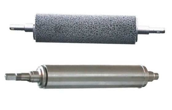 Industrial Abrasive Silk Nylon Roller Brush For Metal Deoxidizing