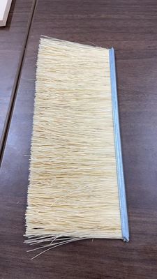 Custom Galvanized Iron Base Sisal Strip Brush For Wood Polishing