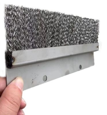 Customizable Aluminum Alloy Double Steel Strip Brush Stainless Steel Wire Brush For Polishing