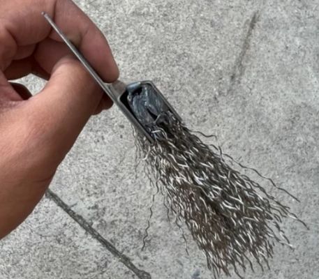 Customizable Aluminum Alloy Double Steel Strip Brush Stainless Steel Wire Brush For Polishing