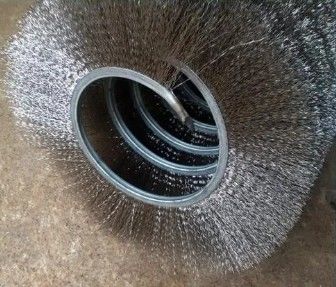 Industrial Custom External Wire Winding Brush Stainless Steel Wire Spring Brush For Cleaning