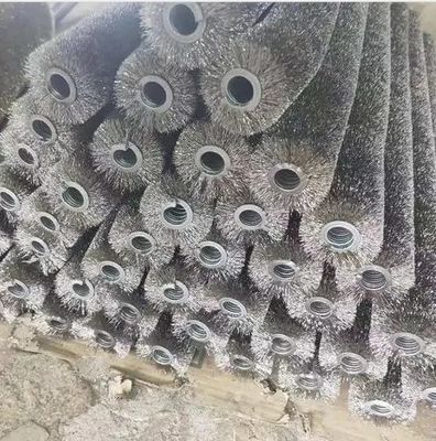Industrial Custom External Wire Winding Brush Stainless Steel Wire Spring Brush For Cleaning