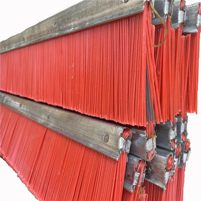 Customized Industrial Pp Plus Pp Plus Wire Strip Brush Brick Machine Brush For Cleaning Dirt