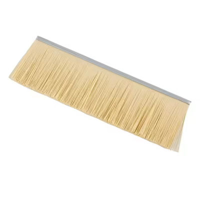 Custom Sizes Galvanized Channel Sanding Tampico Sisal Strip Brushes For Polishing
