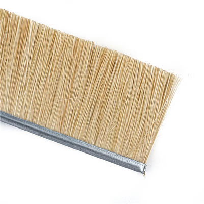 Custom Sizes Galvanized Channel Sanding Tampico Sisal Strip Brushes For Polishing