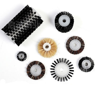 Custom Industrial Cylinder Nylon Spiral Roller Brush For Cleaning