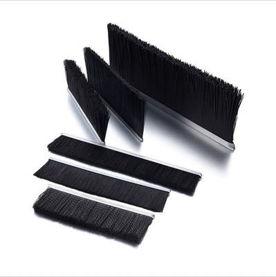 Customized Nylon PP Strip Brush For Shutter Doors Sealing