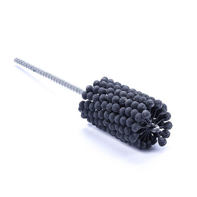Grit 320 Polishing Ball Head Inner Hole Honing Deburring Silicon Carbide Burnish Pipe Brush