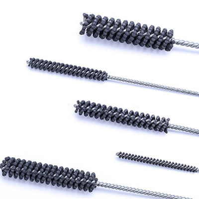 Grit 320 Polishing Ball Head Inner Hole Honing Deburring Silicon Carbide Burnish Pipe Brush